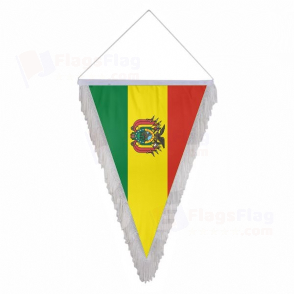 Bolivia Triangle Fringed Streamers