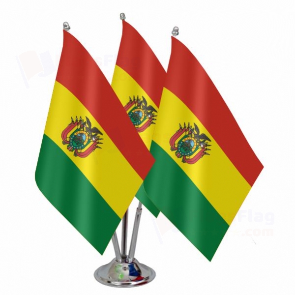 Bolivia Triple Table Flag
