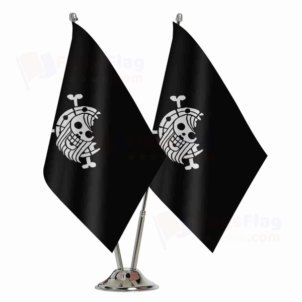 Bonney Pirates 2 Table Flags