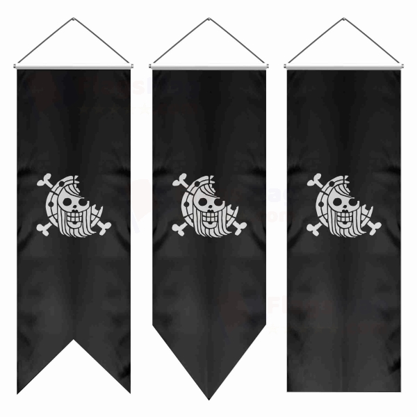 Bonney Pirates Swallowtail Flags