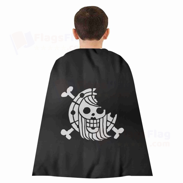 Bonney Pirates Woven Fabric Cloak Digital Printing