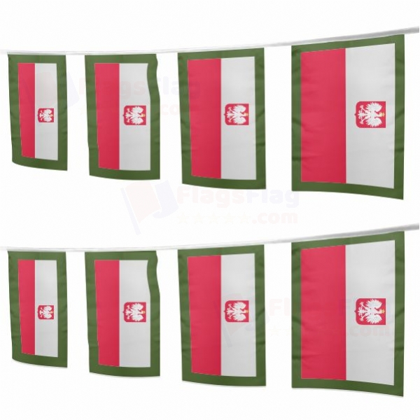 Border Guard Square String Flags