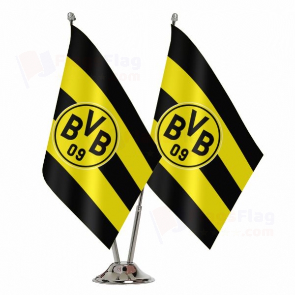 Borussia Dortmund 2 Table Flags