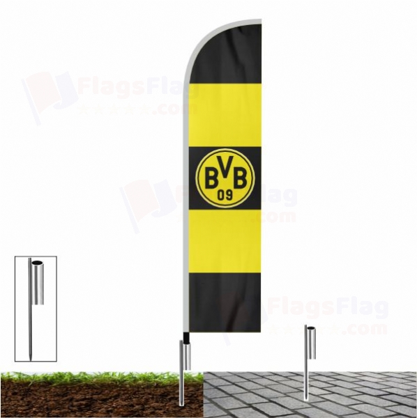 Borussia Dortmund Beach Flags Borussia Dortmund Sailing Flags