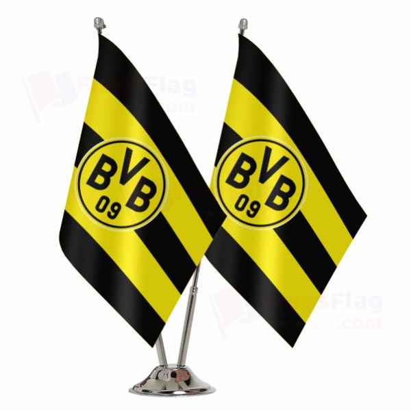 Borussia Dortmund Binary Table Flag