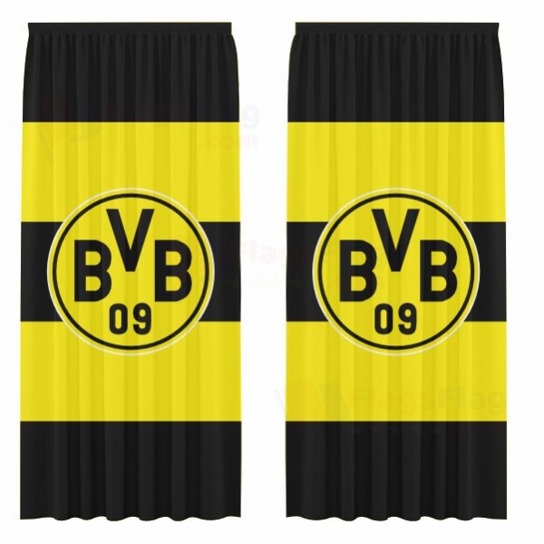 Borussia Dortmund Digital Printed Curtains