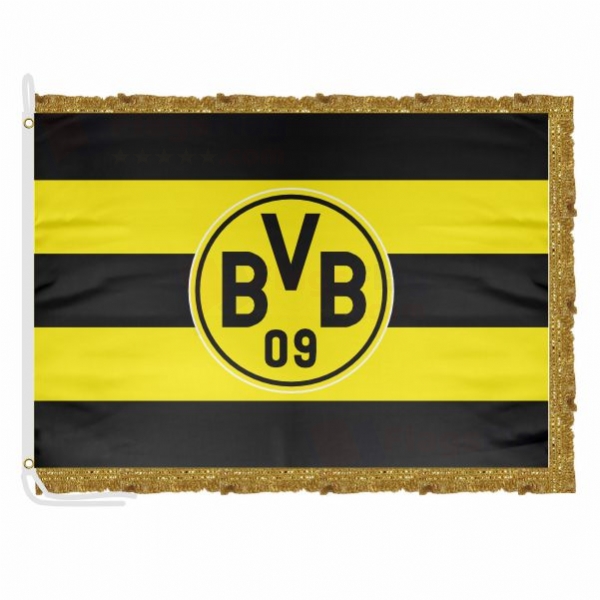 Borussia Dortmund Satin Office Flag