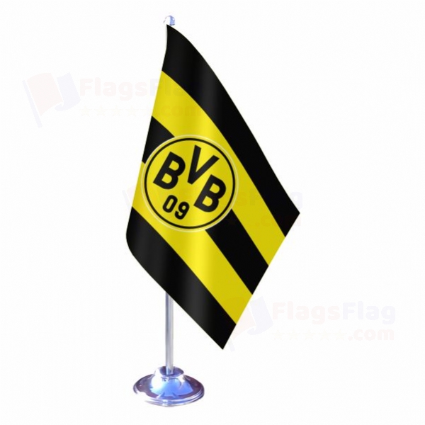 Borussia Dortmund Single Table Flag