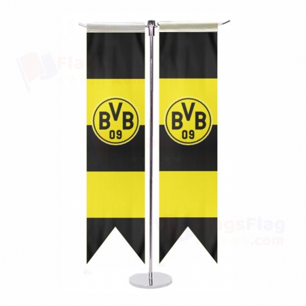 Borussia Dortmund T Table Flag