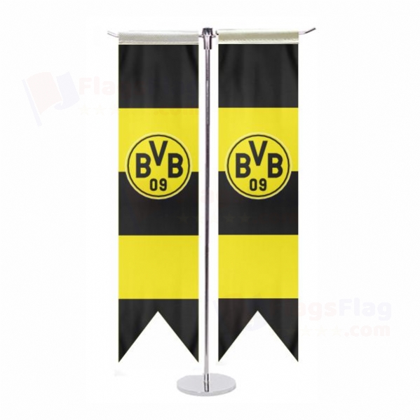 Borussia Dortmund T Table Flags
