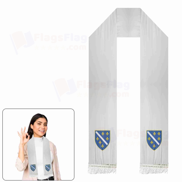 Bosna Hersek 1992 1998 Scarf Digital Printing