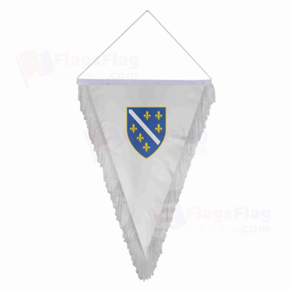 Bosna Hersek 1992 1998 Triangle Fringed Streamers