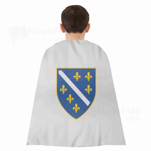 Bosna Hersek 1992 1998 Woven Fabric Cloak Digital Printing