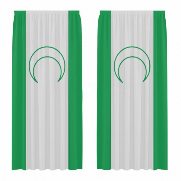Bosna M�sl�man Digital Printed Curtains