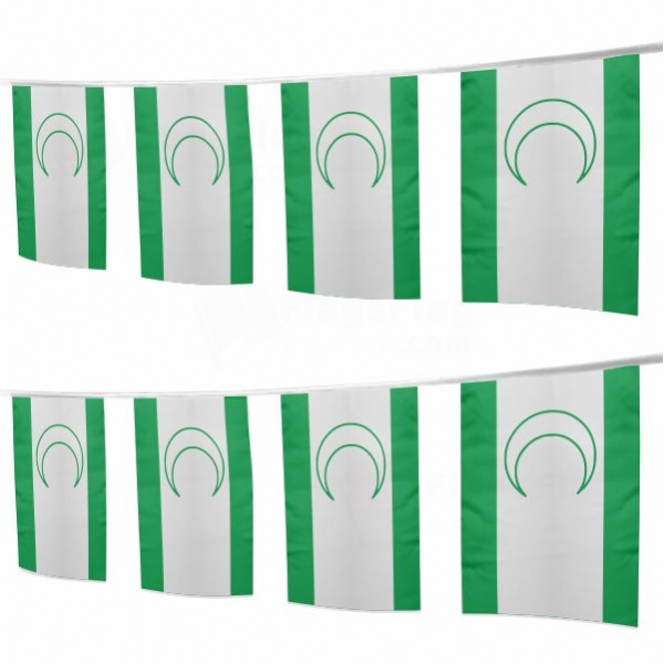 Bosna M�sl�man Square String Flags