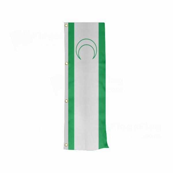 Bosna M�sl�man Vertically Raised Flags