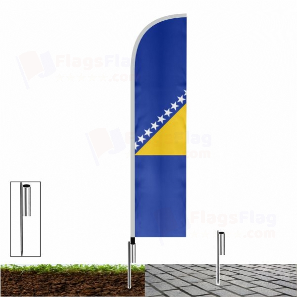 Bosnia and Herzegovina Beach Flags Bosnia and Herzegovina Sailing Flags