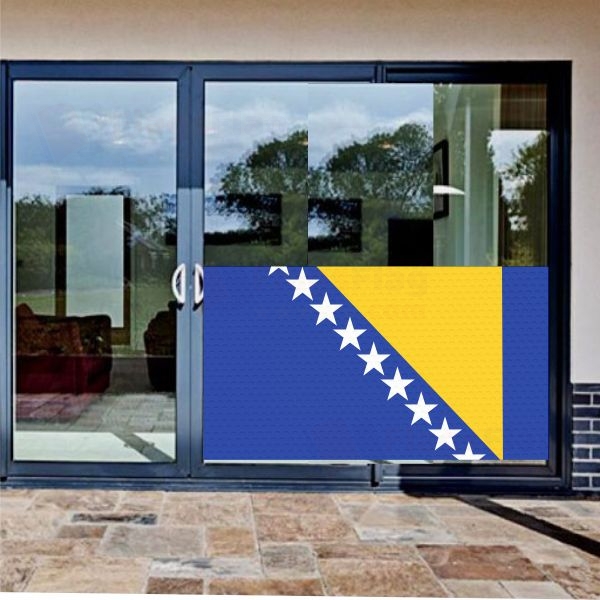 Bosnia and Herzegovina Glass Film Bosnia and Herzegovina One Way Vision Printing