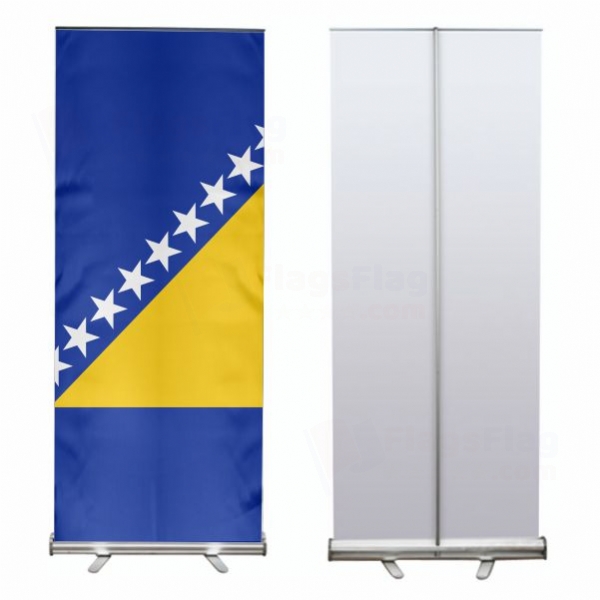 Bosnia and Herzegovina Roll Up Banner