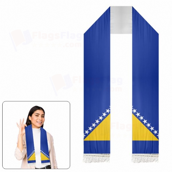 Bosnia and Herzegovina Scarf Digital Printing
