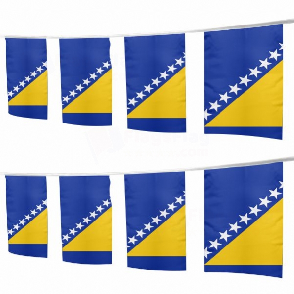 Bosnia and Herzegovina Square String Flags