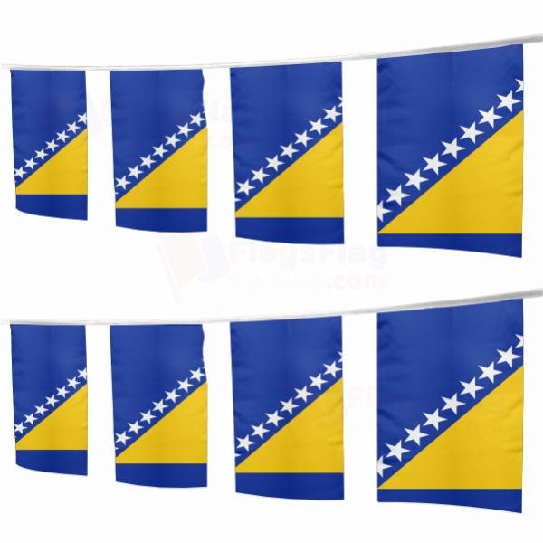 Bosnia and Herzegovina Square String Flags