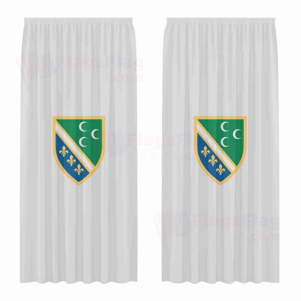 Bosnian Turks Digital Printed Curtains