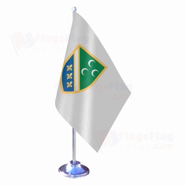 Bosnian Turks Single Table Flag