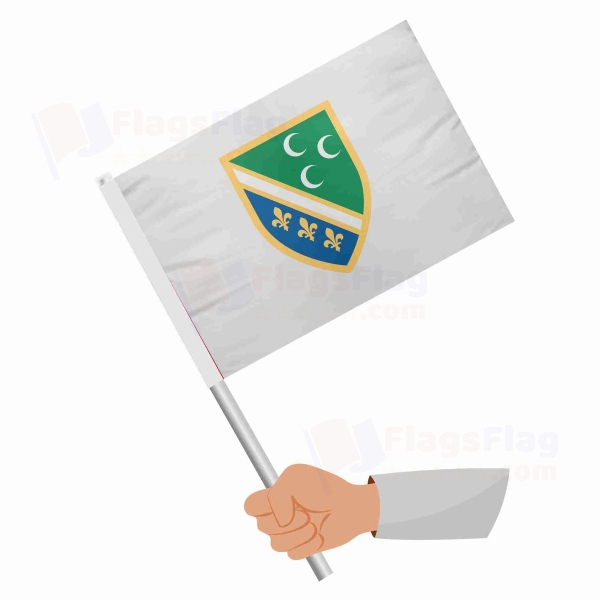 Bosnian Turks Stick Flag