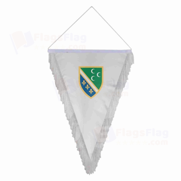 Bosnian Turks Triangle Fringed Streamers