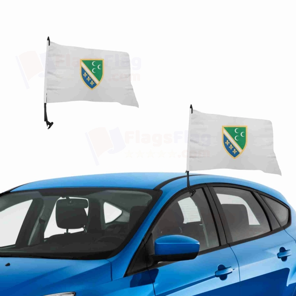 Bosnian Turks Vehicle Convoy Flag