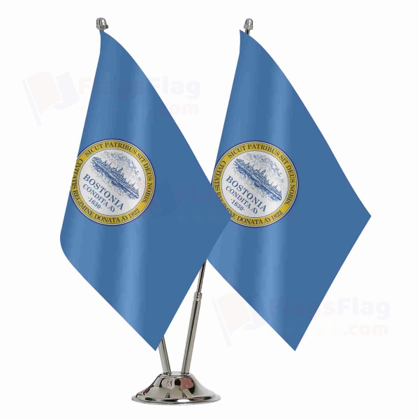 Boston 2 Table Flags