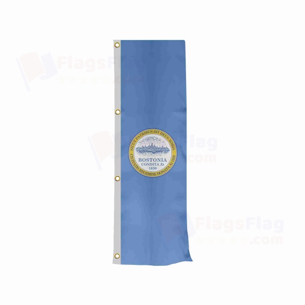 Boston Vertically Raised Flags