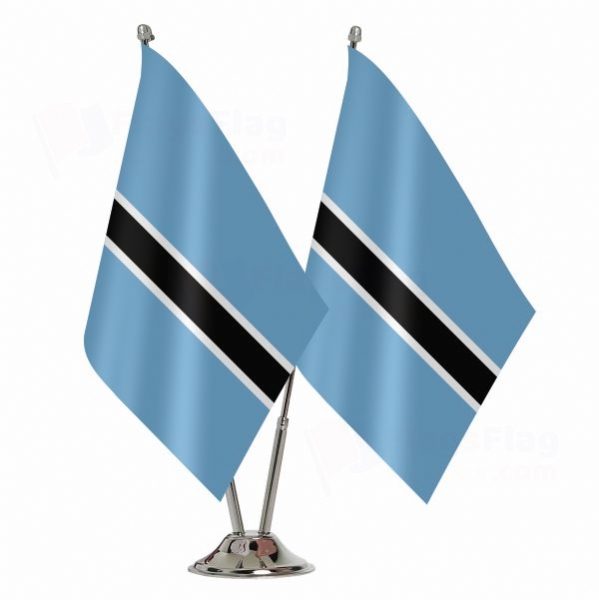 Botswana Binary Table Flag