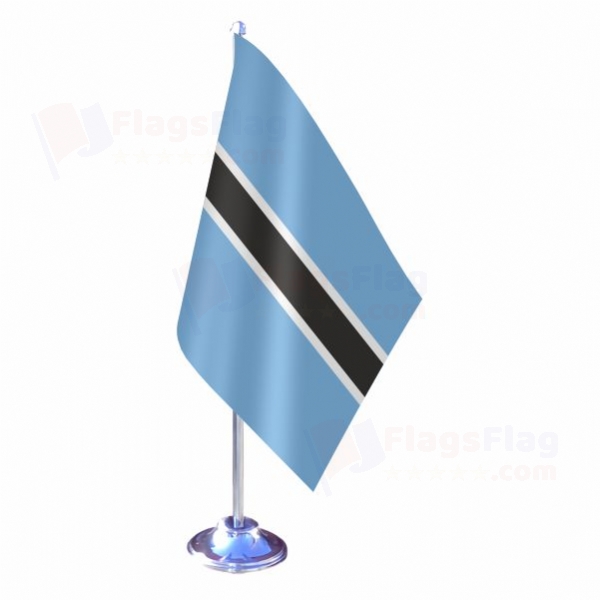 Botswana Single Table Flag