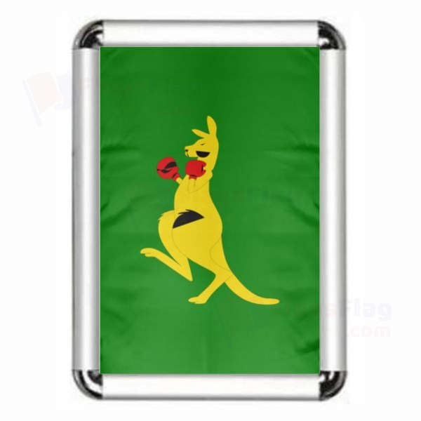 Boxing Kangaroo Framed Pictures