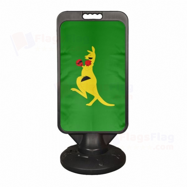 Boxing Kangaroo Plastic Advertising Pontoon