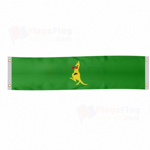 Boxing Kangaroo Poster Banner