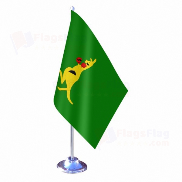 Boxing Kangaroo Single Table Flag