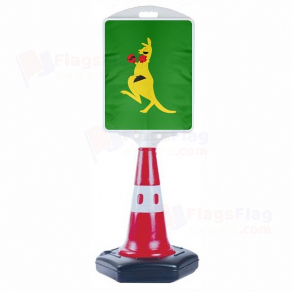 Boxing Kangaroo Small Size Road Bollard