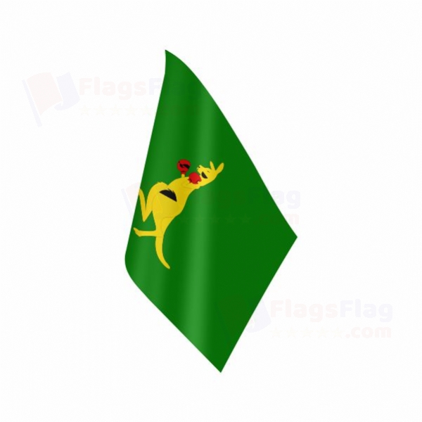 Boxing Kangaroo Table Flag