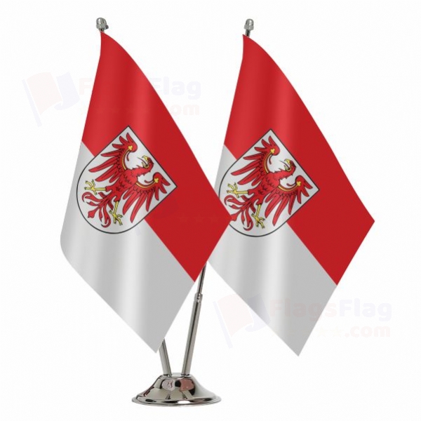 Brandenburg 2 Table Flags