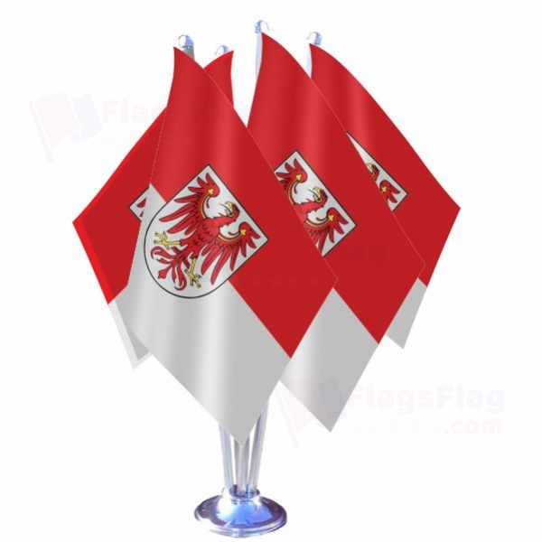Brandenburg Quadruple Table Flag