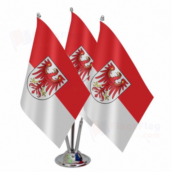 Brandenburg Triple Table Flag