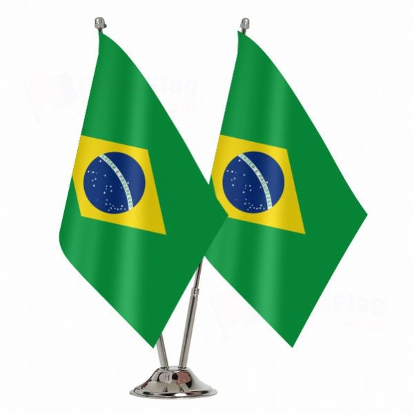 Brazil Binary Table Flag