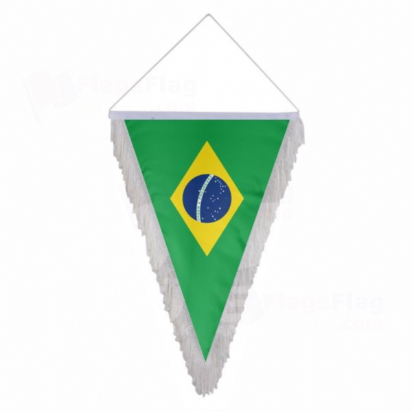 Brazil Triangle Fringed Streamers