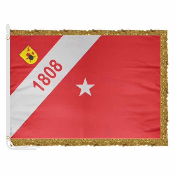 Brazilian Marine Corps Satin Office Flag