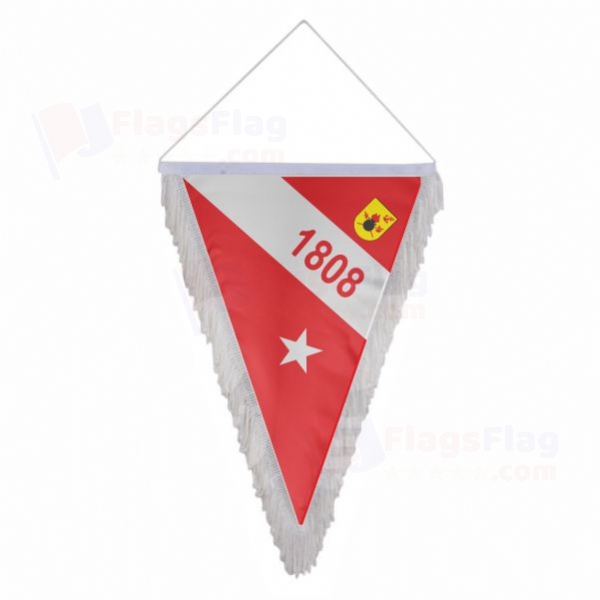 Brazilian Marine Corps Triangle Fringed Streamers