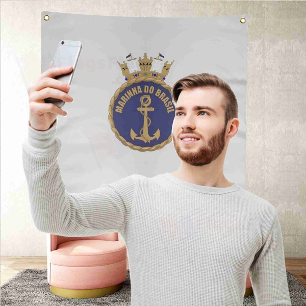 Brazilian Navy Background Selfie Shooting Landscapes