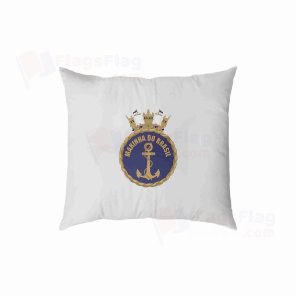 Brazilian Navy Digital Printed Pillow Cover